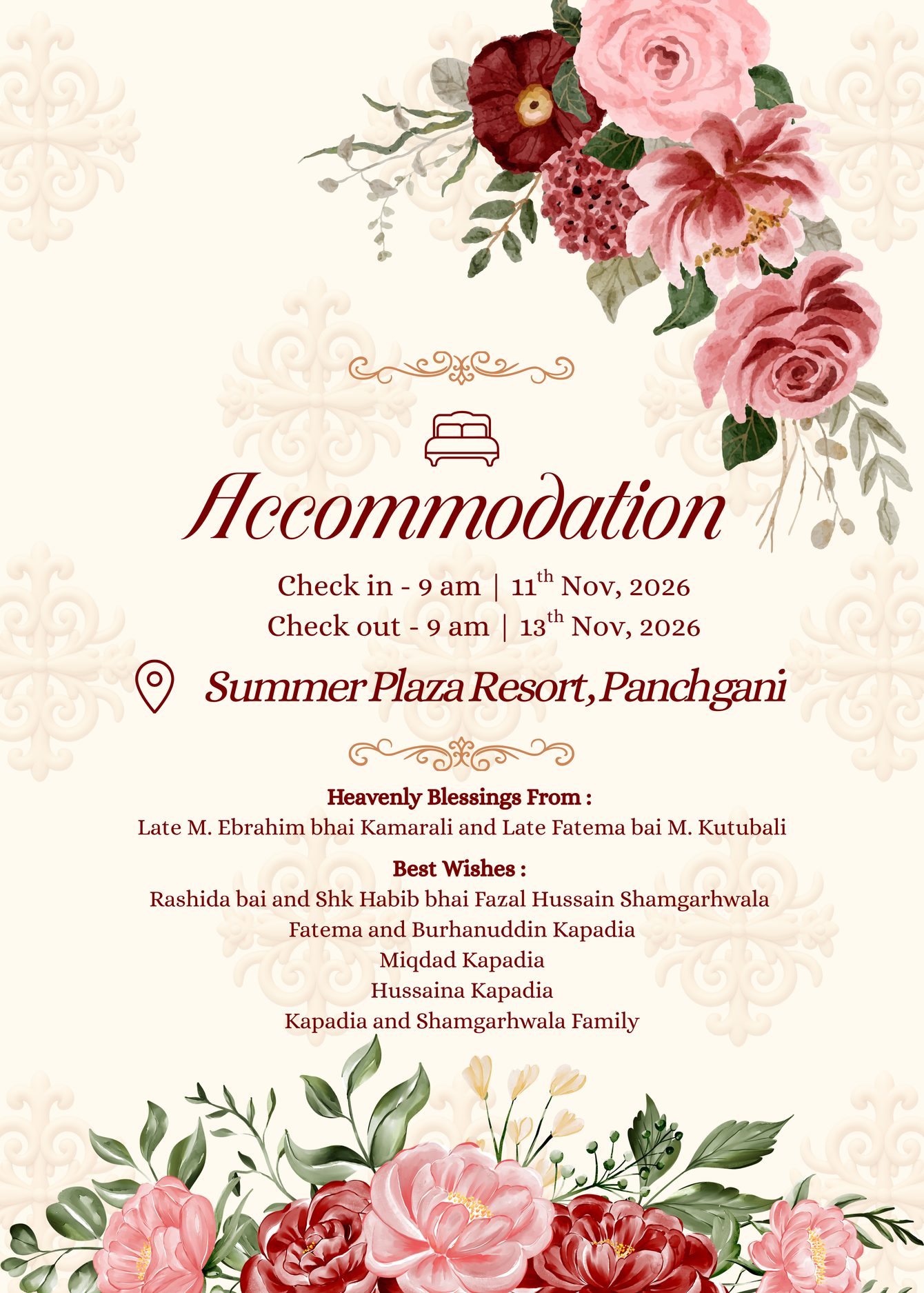 Invitation page